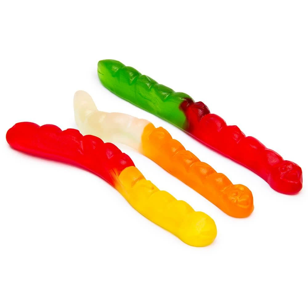 Albanese Assorted Fruit Gummy Worms: 5LB Bag 1 Albanese Assorted Fruit Gummy Worms: 5LB Bag