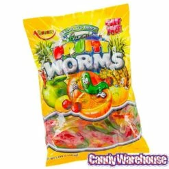 Albanese Assorted Fruit Gummy Worms: 5LB Bag 7 Albanese Assorted Fruit Gummy Worms: 5LB Bag -US Model Figures Sales albanese assorted fruit gummy worms 5lb bag candy warehouse 4