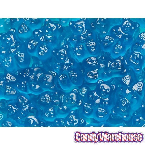 Albanese Blue Raspberry Gummy Bears: 5LB Bag 2 Albanese Blue Raspberry Gummy Bears: 5LB Bag - Image 2