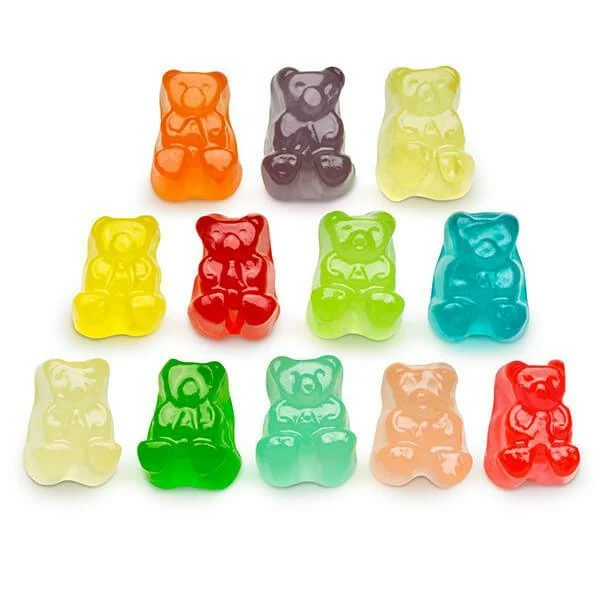 Albanese Cubs 12-Flavors Baby Gummy Bears: 5LB Bag 1 Albanese Cubs 12-Flavors Baby Gummy Bears: 5LB Bag
