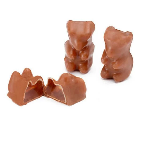 Albanese Milk Chocolate Covered Gummy Bears: 2.25LB Tub 1 Albanese Milk Chocolate Covered Gummy Bears: 2.25LB Tub