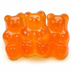 Albanese Orange Gummy Bears: 5LB Bag