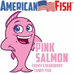 American Fish Chewy Candy - Pink: 5LB Bag -US Model Figures Sales american fish chewy candy pink 5lb bag candy warehouse 5