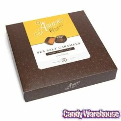 Asher's Dark Chocolate Sea Salt Caramels: 12-Piece Box -US Model Figures Sales asher s dark chocolate sea salt caramels 12 piece box candy warehouse 4 26a04cf8 e088 46a9 adf9 702b7ec3ab3f