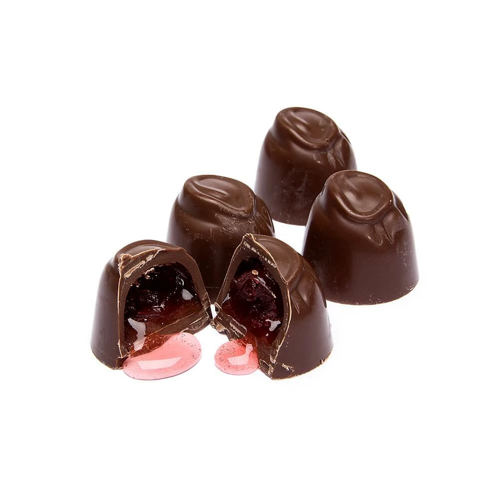 Asher's Milk Chocolate Cherry Cordials Candy: 6LB Box 1 Asher's Milk Chocolate Cherry Cordials Candy: 6LB Box