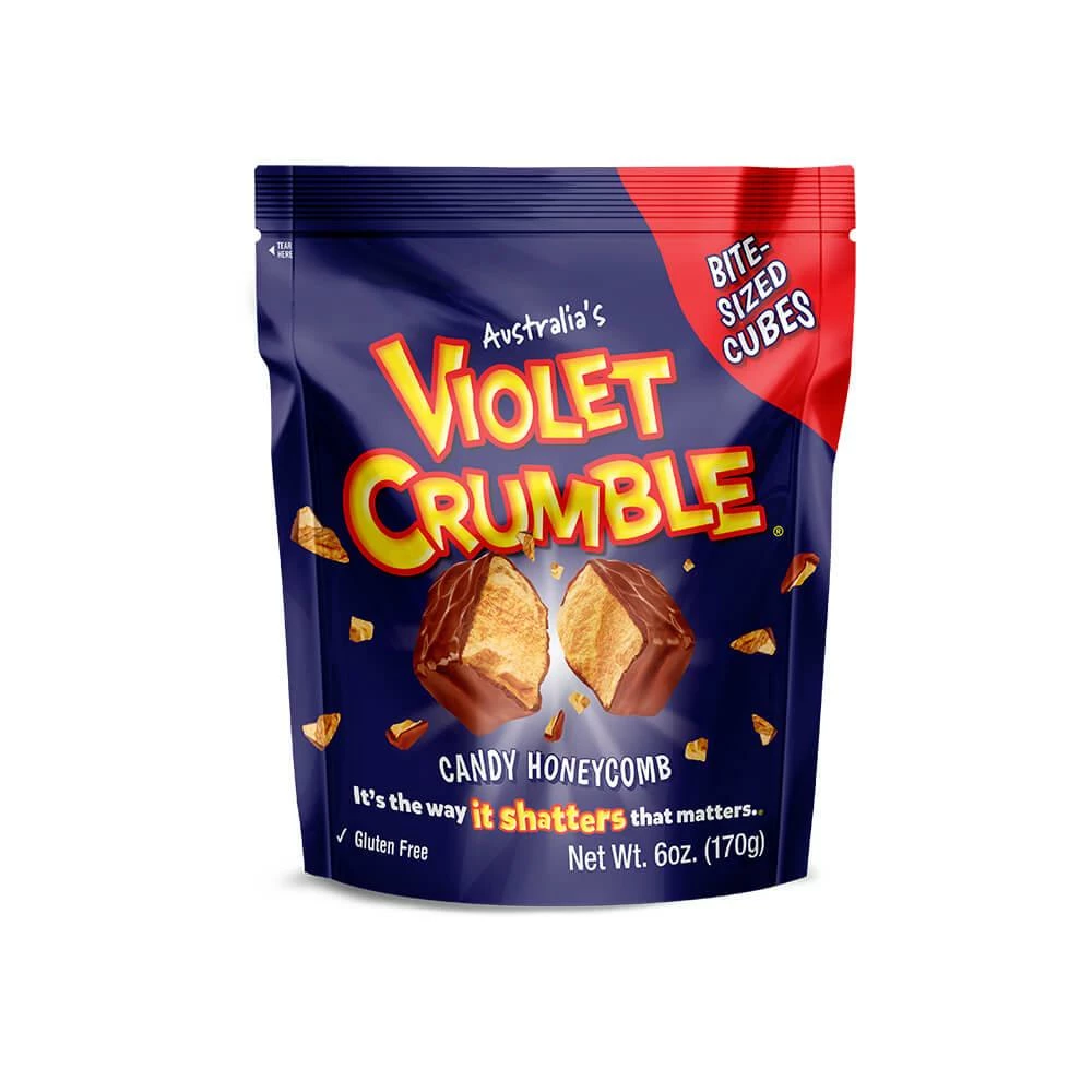 Australia's Violet Crumble Candy: 8 Piece Box 1 Australia's Violet Crumble Candy: 8 Piece Box