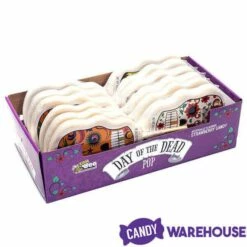 Bee International Day Of The Dead Skull Pops: 12-Piece Display 5 Bee International Day Of The Dead Skull Pops: 12-Piece Display -US Model Figures Sales bee international day of the dead skull pops 12 piece display candy warehouse 3