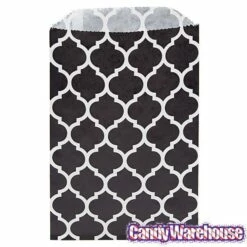 Black Casablanca Pattern Candy Bags: 25-Piece Pack 7 Black Casablanca Pattern Candy Bags: 25-Piece Pack -US Model Figures Sales black casablanca pattern candy bags 25 piece pack candy warehouse 4