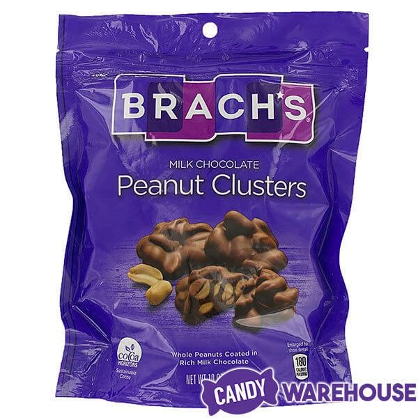 Brach's Milk Chocolate Peanut Clusters Candy: 10-Ounce Bag 2 Brach's Milk Chocolate Peanut Clusters Candy: 10-Ounce Bag - Image 2