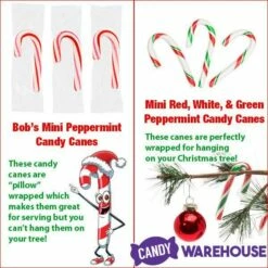 Brach's Peppermint Mini Candy Canes: 500-Piece Tub -US Model Figures Sales brach s peppermint mini candy canes 500 piece tub candy warehouse 4