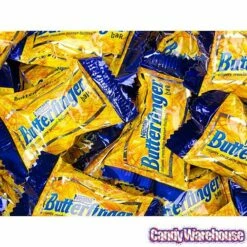 Butterfinger Mini Size Candy Bars: 5LB Bag -US Model Figures Sales butterfinger mini size candy bars 5lb bag candy warehouse 4