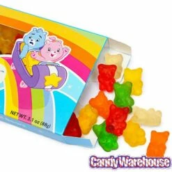 Care Bears Gummy Bears 3.1-Ounce Packs: 12-Piece Box -US Model Figures Sales care bears gummy bears 3 1 ounce packs 12 piece box candy warehouse 3