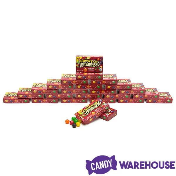 Chewy Lemonhead Fruit Mix Candy Mini Packs: 24-Piece Box 4 Chewy Lemonhead Fruit Mix Candy Mini Packs: 24-Piece Box - Image 4