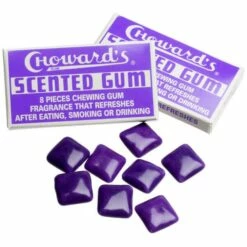 Choward's Violet Gum Packs: 24-Piece Box
