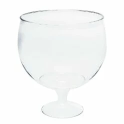 Clear Plastic Jumbo Goblet Candy Container