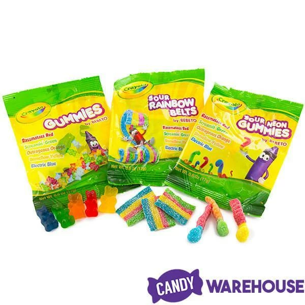 Crayola Gummy Candy Packs: 22-Piece Bag 3 Crayola Gummy Candy Packs: 22-Piece Bag - Image 3