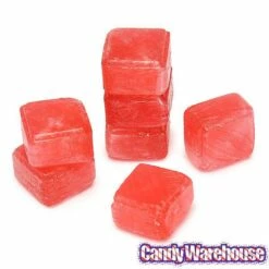 Cubes Hard Candy - Wild Cherry: 3LB Bag -US Model Figures Sales cubes hard candy wild cherry 3lb bag candy warehouse 3