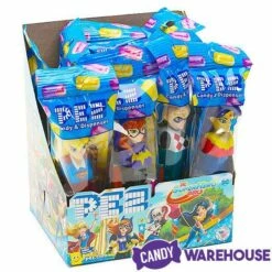 DC Superhero Girls PEZ Candy Packs: 12-Piece Display -US Model Figures Sales dc superhero girls pez candy packs 12 piece display candy warehouse 3