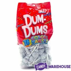 Dum Dums Silver Party Pops - Tropical Berry: 75-Piece Bag -US Model Figures Sales dum dums silver party pops tropical berry 75 piece bag candy warehouse 3