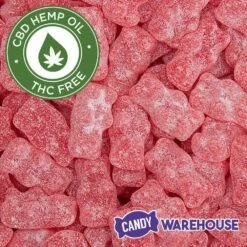 Eddy Edibles Hot Cinnamon CBD Gummies THC Free 100mg: 10 Gummy Bears -US Model Figures Sales eddy edibles hot cinnamon cbd gummies thc free 100mg 10 gummy bears candy warehouse 3