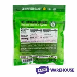 Eddy Edibles Hot Cinnamon CBD Gummies THC Free 300mg: 30 Gummy Bears -US Model Figures Sales eddy edibles hot cinnamon cbd gummies thc free 300mg 30 gummy bears candy warehouse 4