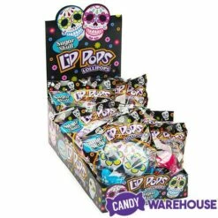 Flix Candy Day Of The Dead Sweet Skull Lip Pops Candy Packs: 12-Piece Display -US Model Figures Sales flix candy day of the dead sweet skull lip pops candy packs 12 piece display candy warehouse 8