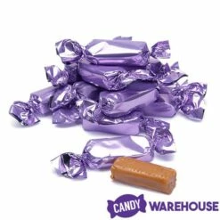 Foiled Caramel Candy - Lavender: 180-Piece Bag -US Model Figures Sales foiled caramel candy lavender 180 piece bag candy warehouse 3