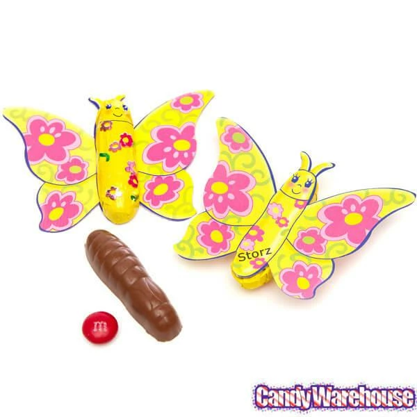 Foiled Chocolate Butterflies: 40-Piece Tub 3 Foiled Chocolate Butterflies: 40-Piece Tub - Image 3