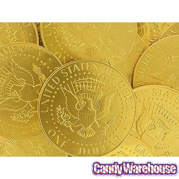 Fort Knox Gold Foiled Milk Chocolate US Dollar Medallions: 30-Piece Box 8 Fort Knox Gold Foiled Milk Chocolate US Dollar Medallions: 30-Piece Box - Image 8