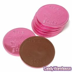 Fort Knox It's A Girl Foiled Milk Chocolate 4-Inch Medallions: 20-Piece Box 6 Fort Knox It's A Girl Foiled Milk Chocolate 4-Inch Medallions: 20-Piece Box -US Model Figures Sales fort knox it s a girl foiled milk chocolate 4 inch medallions 20 piece box candy warehouse 3