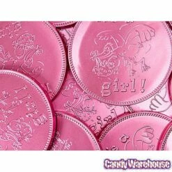 Fort Knox It's A Girl Foiled Milk Chocolate 4-Inch Medallions: 20-Piece Box 7 Fort Knox It's A Girl Foiled Milk Chocolate 4-Inch Medallions: 20-Piece Box -US Model Figures Sales fort knox it s a girl foiled milk chocolate 4 inch medallions 20 piece box candy warehouse 4