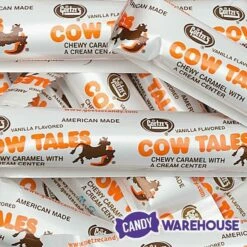Goetze's Mini Cow Tales Caramel Cream Candy: 3LB Box -US Model Figures Sales goetze s mini cow tales caramel cream candy 3lb box candy warehouse 4