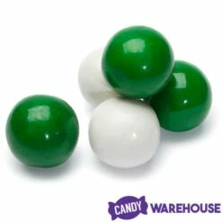 Gumballs Color Combo - Green And White: 4LB Box -US Model Figures Sales gumballs color combo green and white 4lb box candy warehouse 3