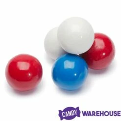 Gumballs Color Combo - USA Red, White And Blue: 6LB Box -US Model Figures Sales gumballs color combo usa red white and blue 6lb box candy warehouse 3