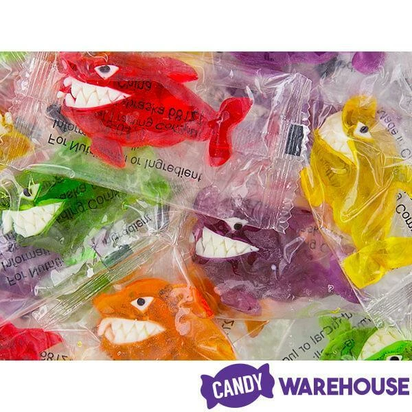 Gummy Sharks With Teeth: 38-Piece Bag 2 Gummy Sharks With Teeth: 38-Piece Bag - Image 2