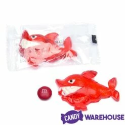 Gummy Sharks With Teeth: 38-Piece Bag 6 Gummy Sharks With Teeth: 38-Piece Bag -US Model Figures Sales gummy sharks with teeth 38 piece bag candy warehouse 3