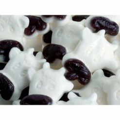 Gustaf's White & Black Gummy Cow Heads: 1KG Bag