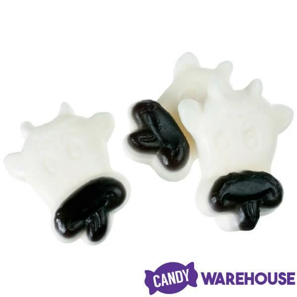 Gustaf's White & Black Gummy Cow Heads: 1KG Bag 2 Gustaf's White & Black Gummy Cow Heads: 1KG Bag - Image 2