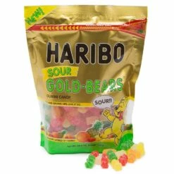 Haribo Gold-Bears Sour Gummy Bears Candy: 1.6LB Bag