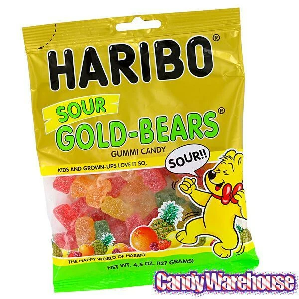Haribo Gold-Bears Sour Gummy Bears Candy: 3LB Box 3 Haribo Gold-Bears Sour Gummy Bears Candy: 3LB Box - Image 3