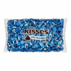 Hershey's Kisses Dark Blue Foiled Milk Chocolate Candy: 400-Piece Bag -US Model Figures Sales hershey s kisses dark blue foiled milk chocolate candy 400 piece bag candy warehouse 5 e153f37d 54fb 4368 b2cf b228878211ae