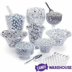 Hershey's Kisses Silver Foiled Milk Chocolate Candy: 400-Piece Bag -US Model Figures Sales hershey s kisses silver foiled milk chocolate candy 400 piece bag candy warehouse 3