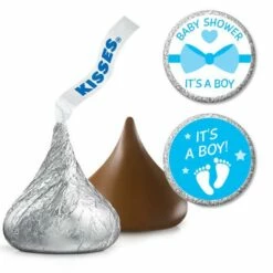 Hershey's Kisses Stickers - It's A Boy: 108-Piece Sheet