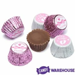 Hershey's Kisses Stickers - It's A Girl: 108-Piece Sheet -US Model Figures Sales hershey s kisses stickers it s a girl 108 piece sheet candy warehouse 4