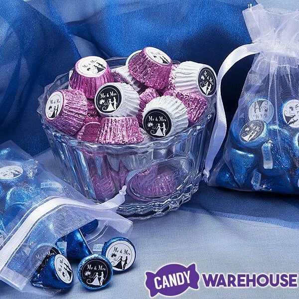 Hershey's Kisses Stickers - Wedding: 108-Piece Sheet 2 Hershey's Kisses Stickers - Wedding: 108-Piece Sheet - Image 2