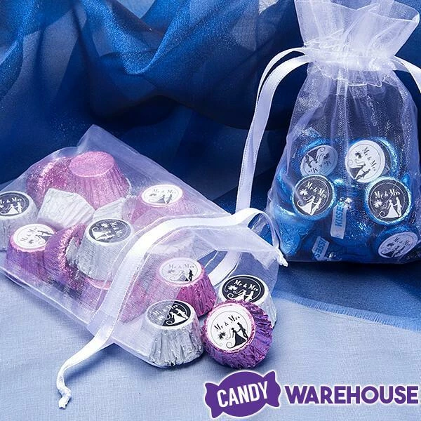 Hershey's Kisses Stickers - Wedding: 108-Piece Sheet 3 Hershey's Kisses Stickers - Wedding: 108-Piece Sheet - Image 3