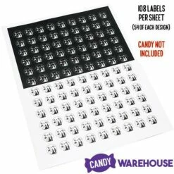 Hershey's Kisses Stickers - Wedding: 108-Piece Sheet 15 Hershey's Kisses Stickers - Wedding: 108-Piece Sheet -US Model Figures Sales hershey s kisses stickers wedding 108 piece sheet candy warehouse 8