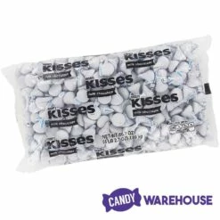 Hershey's Kisses White Foiled Milk Chocolate Candy: 400-Piece Bag 6 Hershey's Kisses White Foiled Milk Chocolate Candy: 400-Piece Bag -US Model Figures Sales hershey s kisses white foiled milk chocolate candy 400 piece bag candy warehouse 3