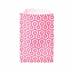 Hot Pink Honeycomb Candy Bags: 25-Piece Pack