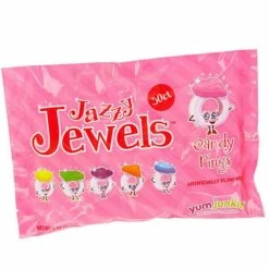 Jazzy Jewels Candy Rings: 30-Piece Bag -US Model Figures Sales jazzy jewels candy rings 30 piece bag candy warehouse 10